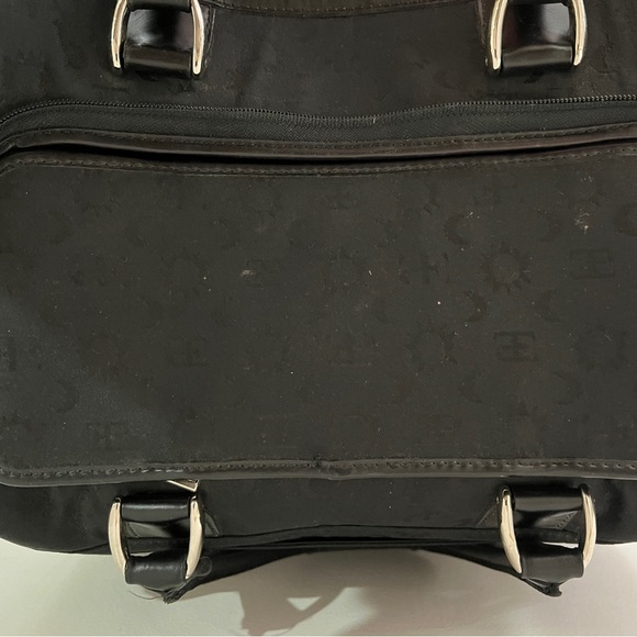 EL PORTAL luggage, “train case,” Iconic brand,black monogram, 13 x 10x 9, EUC - Picture 5 of 13